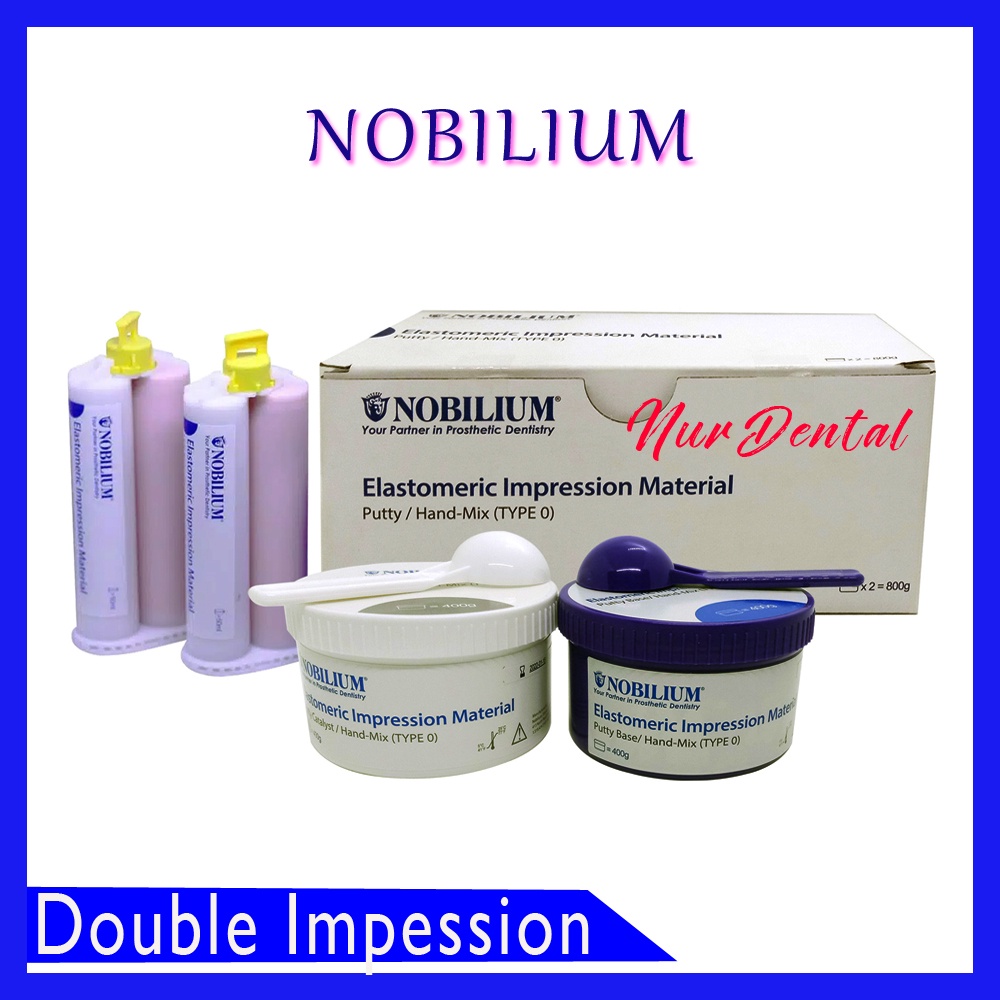Dental Nobilium double Impression Putty  lightbody set