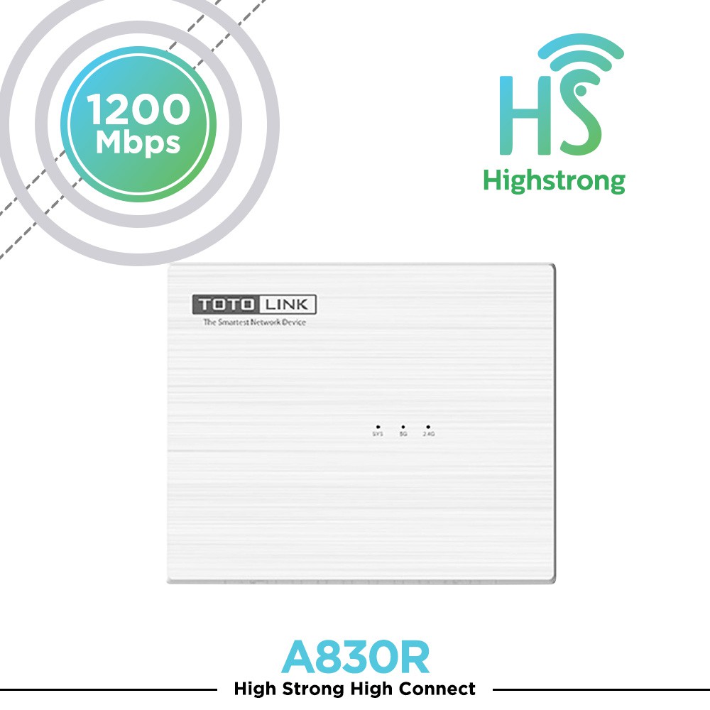 TOTOLINK A830R - AC1200 Wireless Dual Band Router