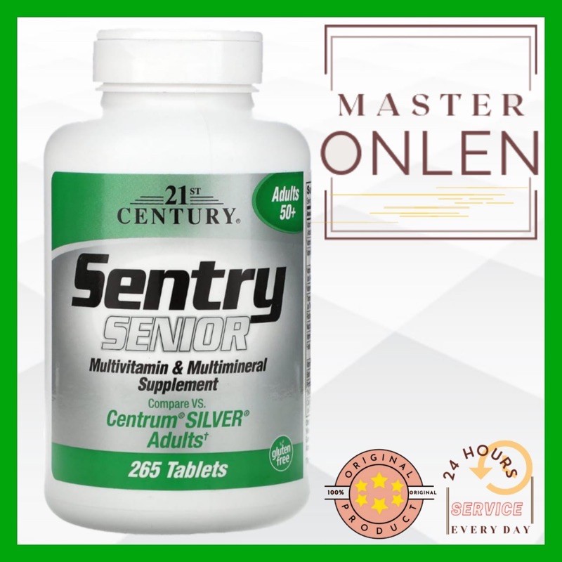 Sentry Senior Multivitamin Adult 50+ 125 Tablet Century setara Centrum