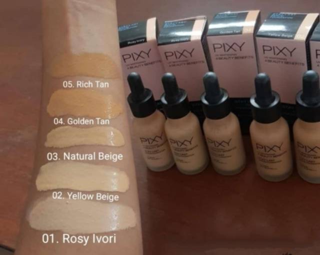 Serum foundation stay last pixy