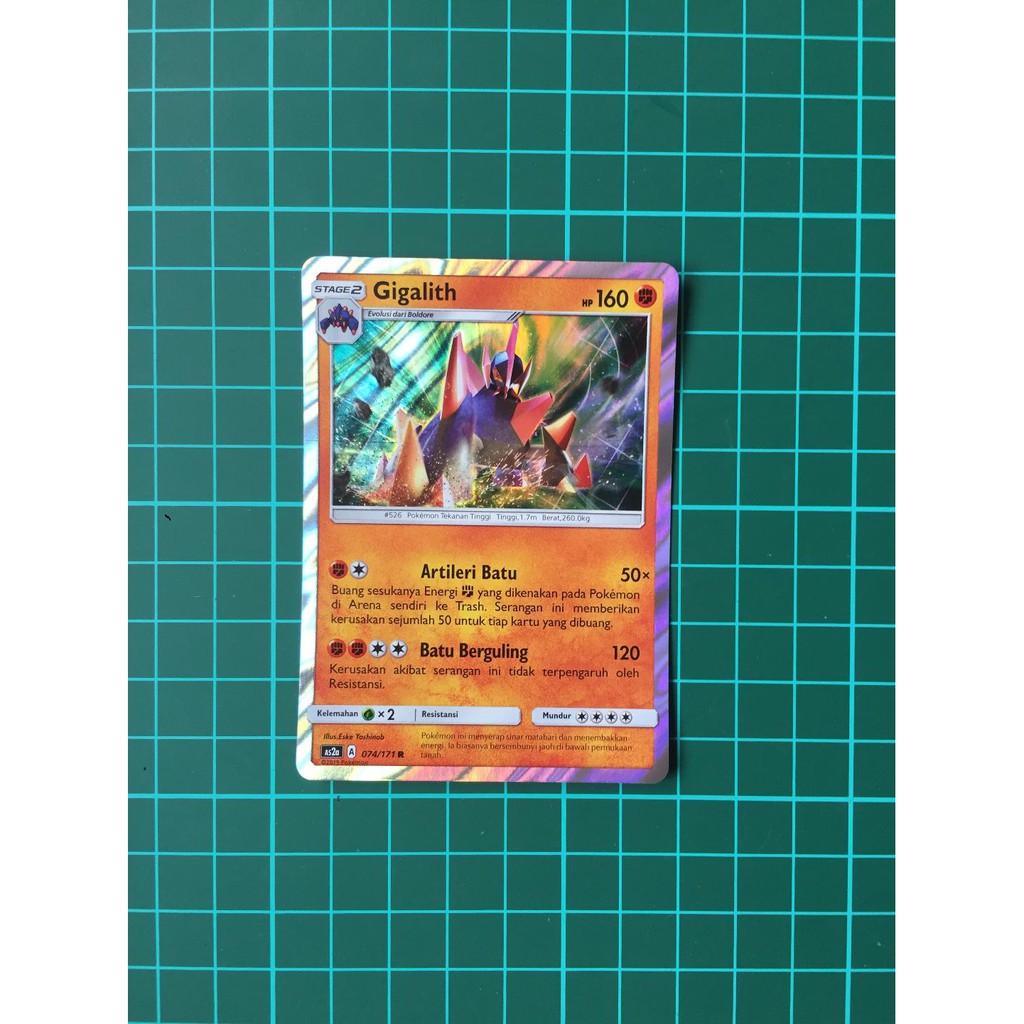 Gigalith Foil Kartu Pokemon TCG Indonesia