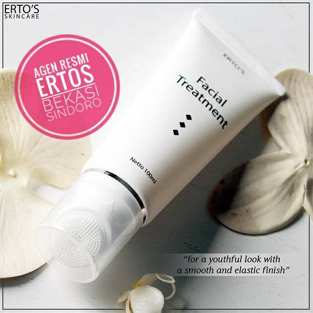Ertos Paket Hemat Facial Treatment dan Night Cream Original 100% Pemutih Wajah Alami