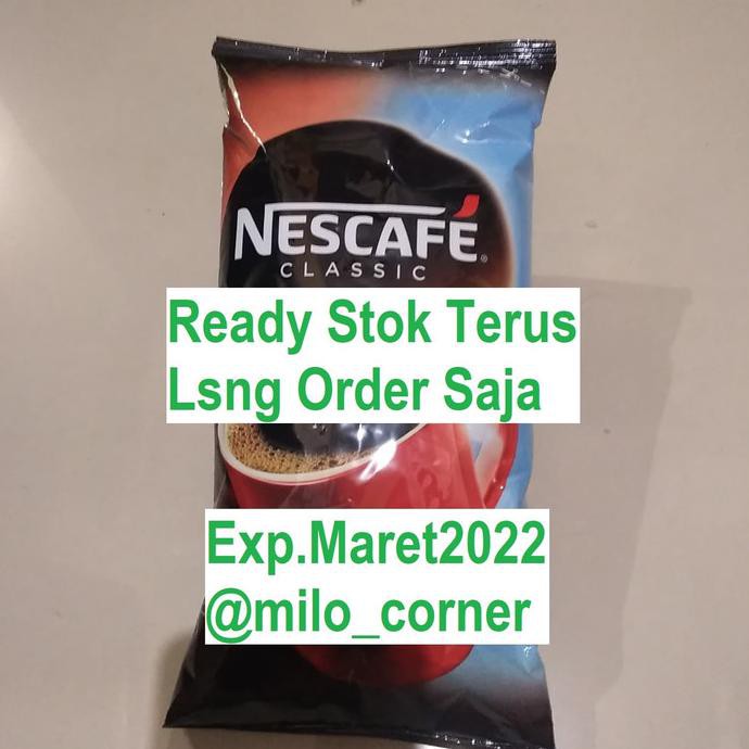 

Nescafe Classic Vending 120gr Kemasan Baru Nestle Premium KP149