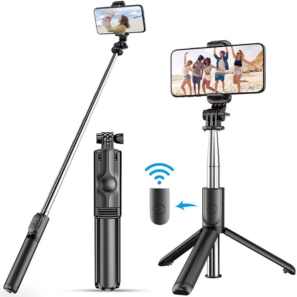 Tongsis Selfie Tripod Mini dengan Bluetooth Shutter Tongsis Selfie Tripod Mini Bluetooth Shutter