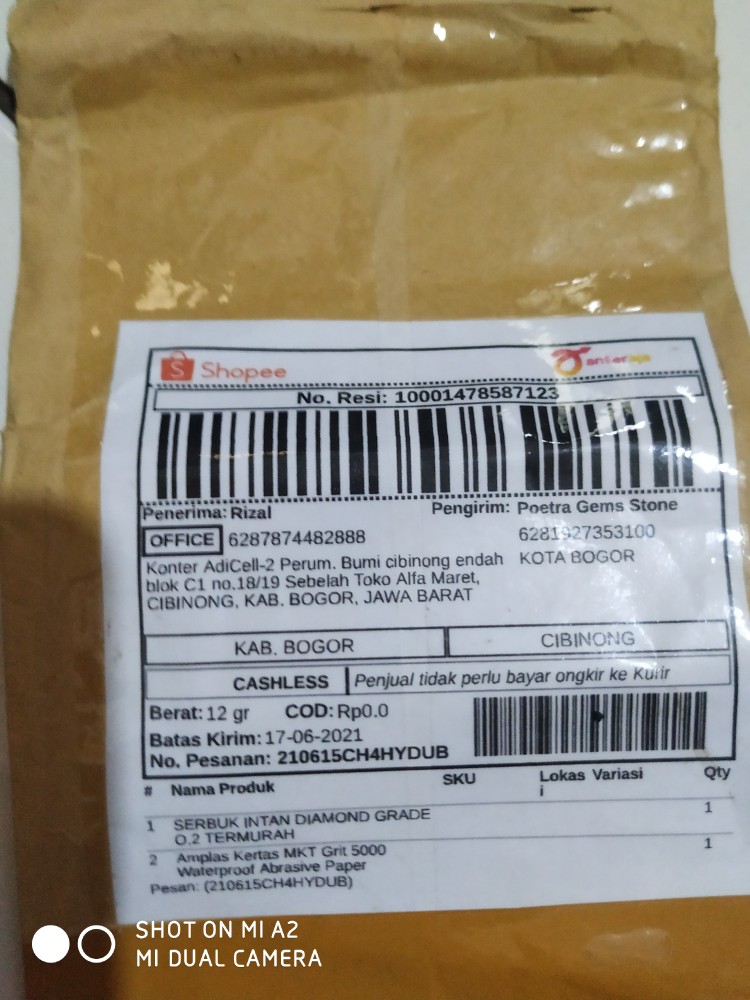 Amplas Kertas Mkt Grit 5000 Waterproof Abrasive Paper