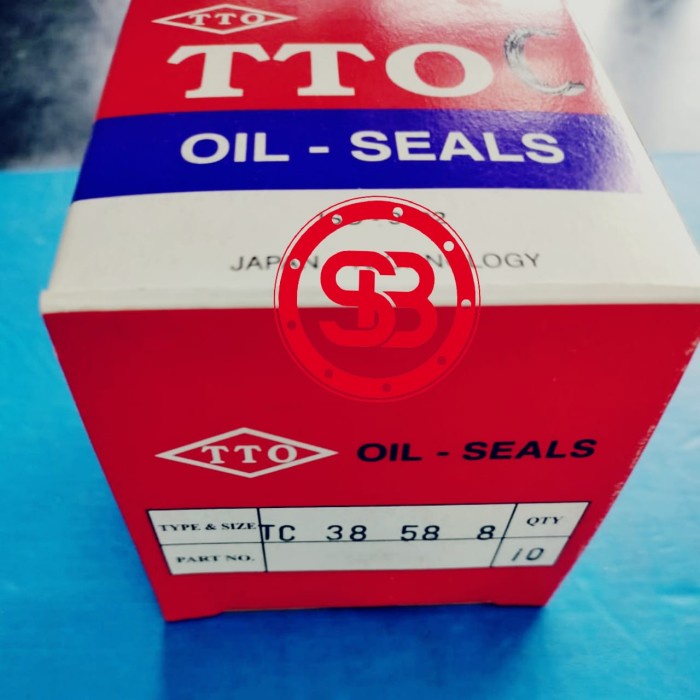 Oil Seal TC 38 58 8 / 38.00 58.00 8.00 / 38x58x8 TTO