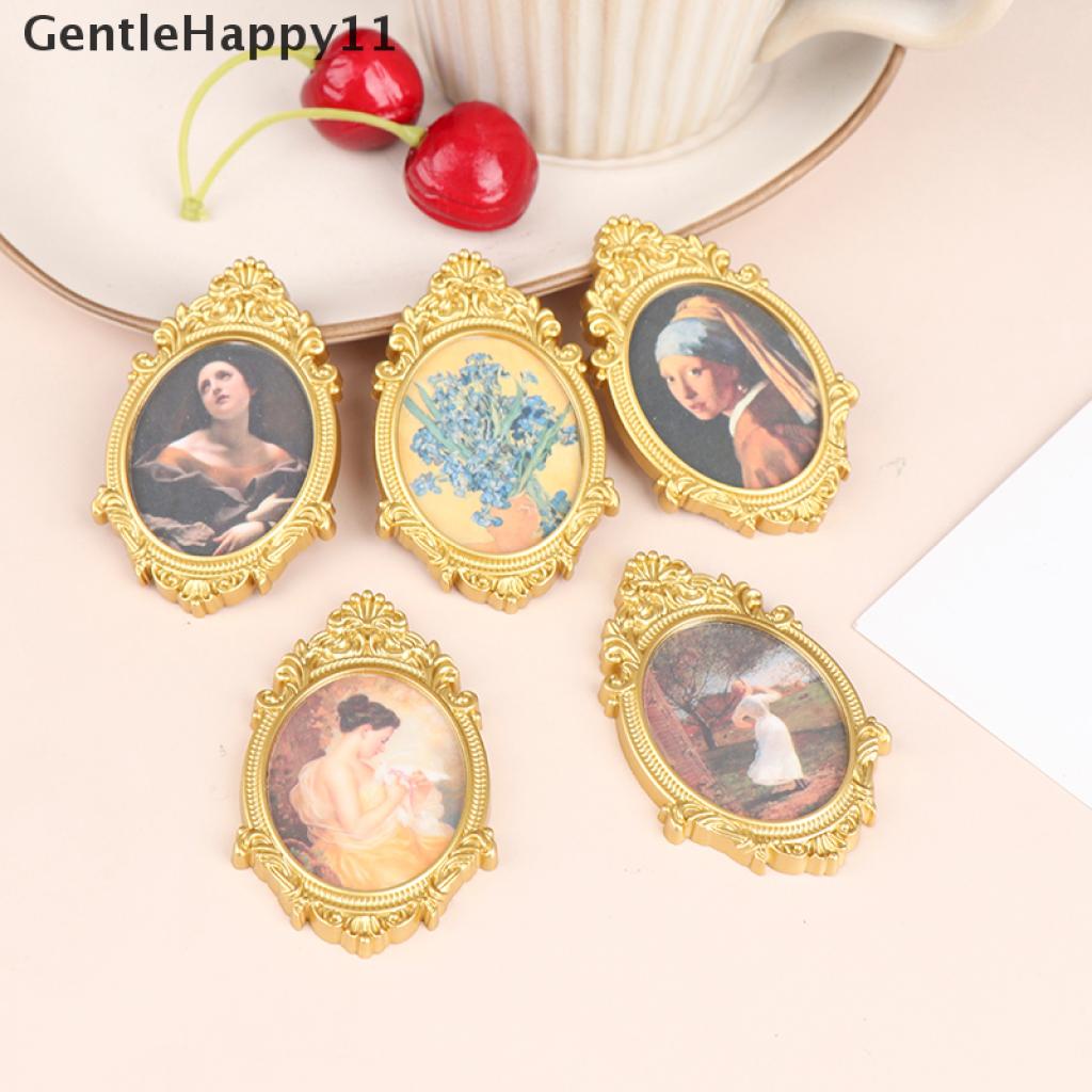 Gentlehappy Miniatur Lukisan Mural Dinding Dekorasi Rumah Boneka 1: 12