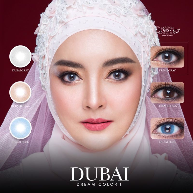 dubai By Dream Color/softlens dubai/Softlens normal minus/Softlens natural/Kacamata/Cylinder