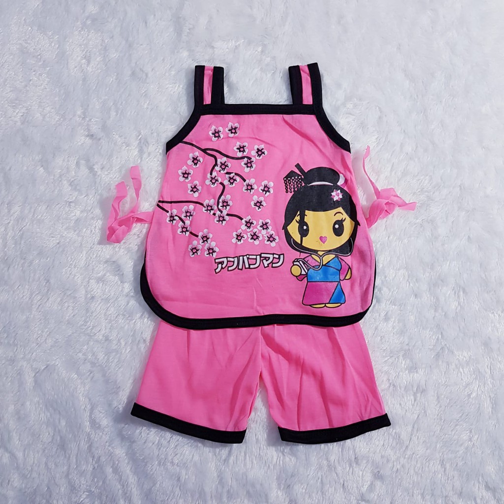 COD Grosiran Baju Anak Cewek Setelan Motif Sakura Baby Alicia