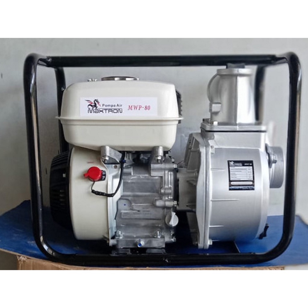 Pompa Air Sawah Irigasi 3 inch Pompa Alkon MAXTRON MWP-80 dengan mesin HONDA GP160
