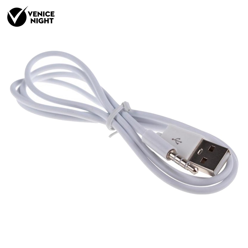 Kabel Audio Portabel 3.5mm USB 2 Aux untuk Mobil vc591