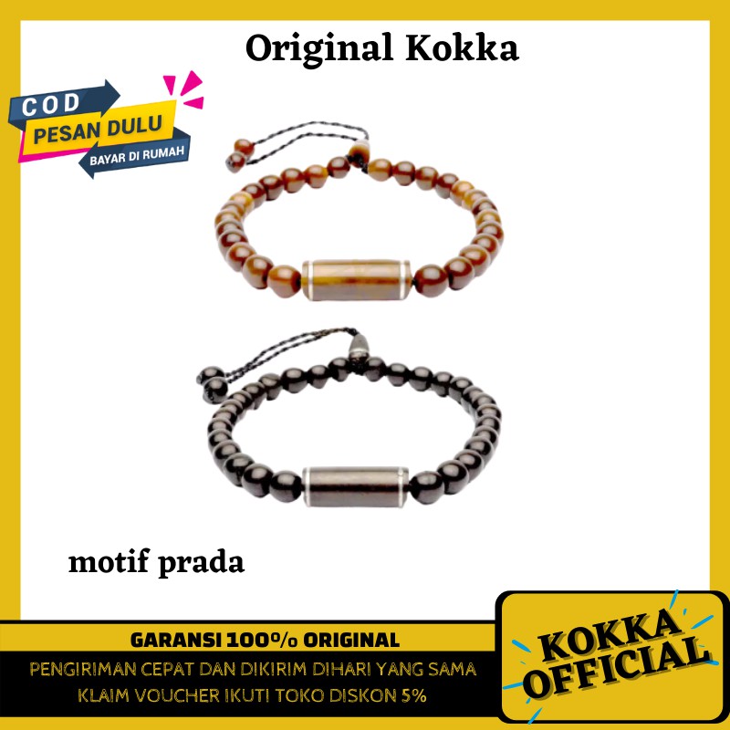 Gelang Kaukah Motif Prada Original By Kokka Official