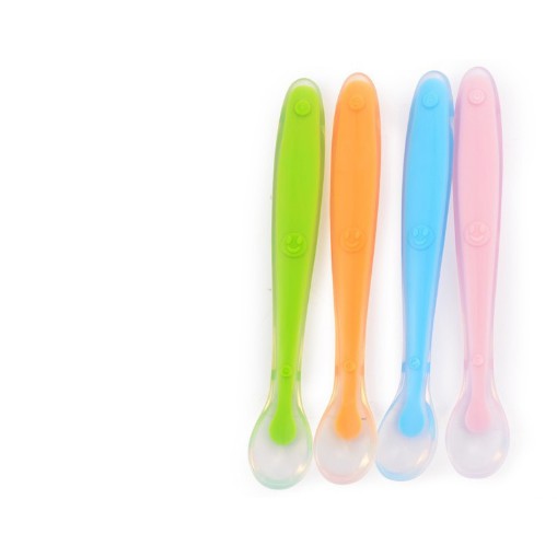 Sendok Makan Bayi Anak Silikon Lembut