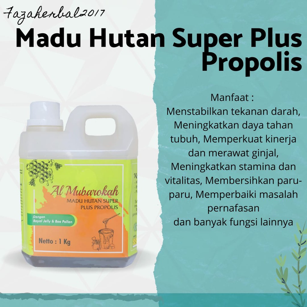 Madu Hutan Kalimantan Super 1kg