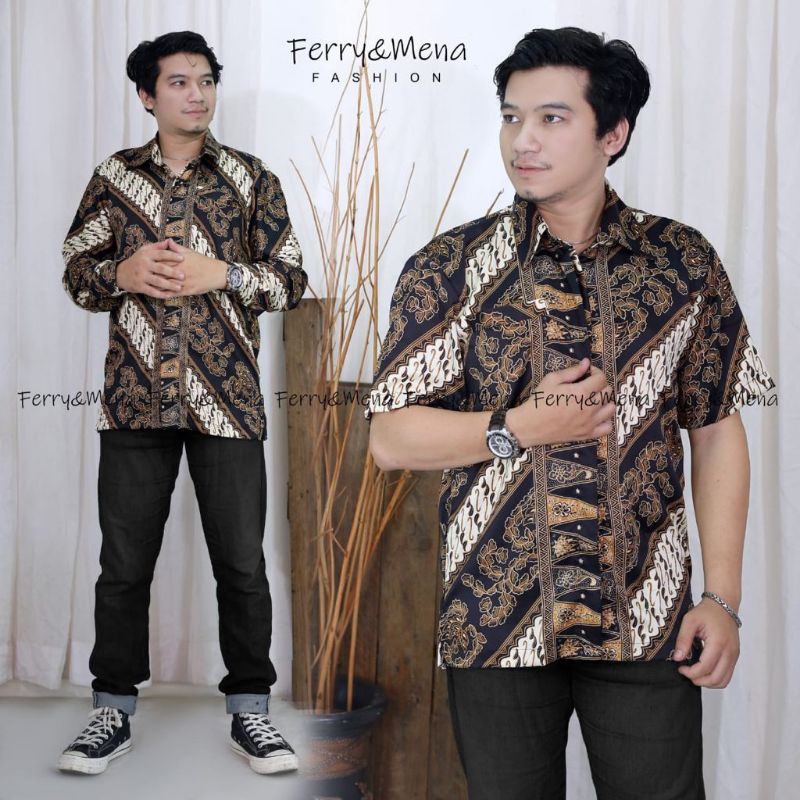 Fanstore -Kemeja Batik Pria Pasangan Kebaya