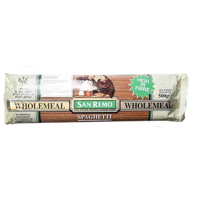 

[PREMIUM PRODUCT] San Remo Pasta Spaghetti Wholemeal 500gr