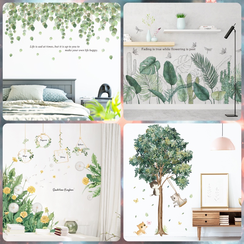 dekorasi dinding wallpaper dinding aesthetic stiker dinding wallpaper pernak pernik kamar lemari pak