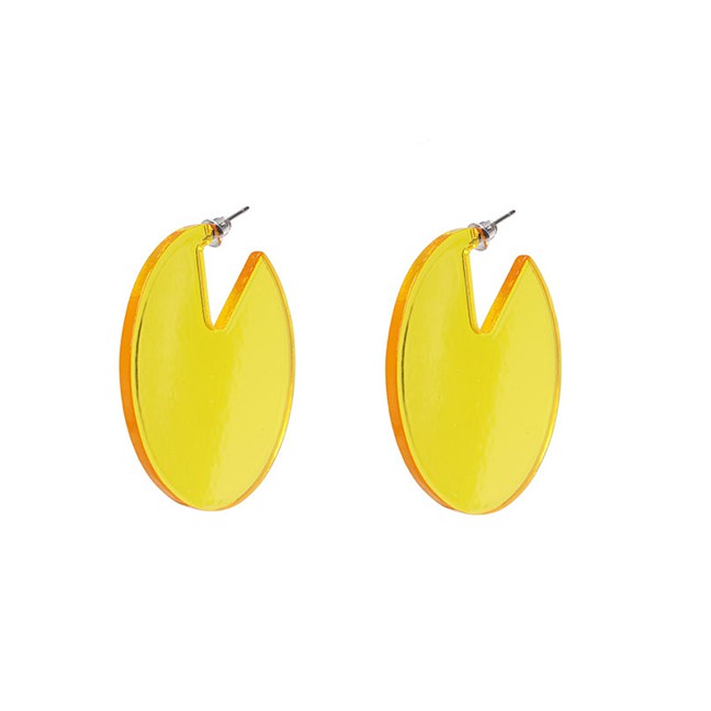 LRC Anting Tusuk Fashion Geometric G-shaped Earrings F4599X