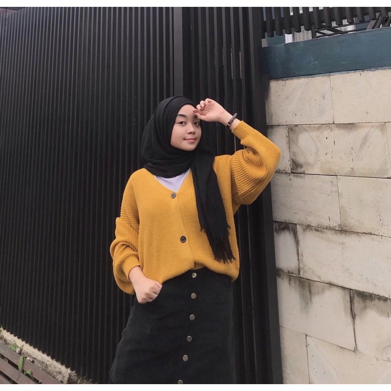 DIANA PUFFY CARDY | midun.project-Mustard