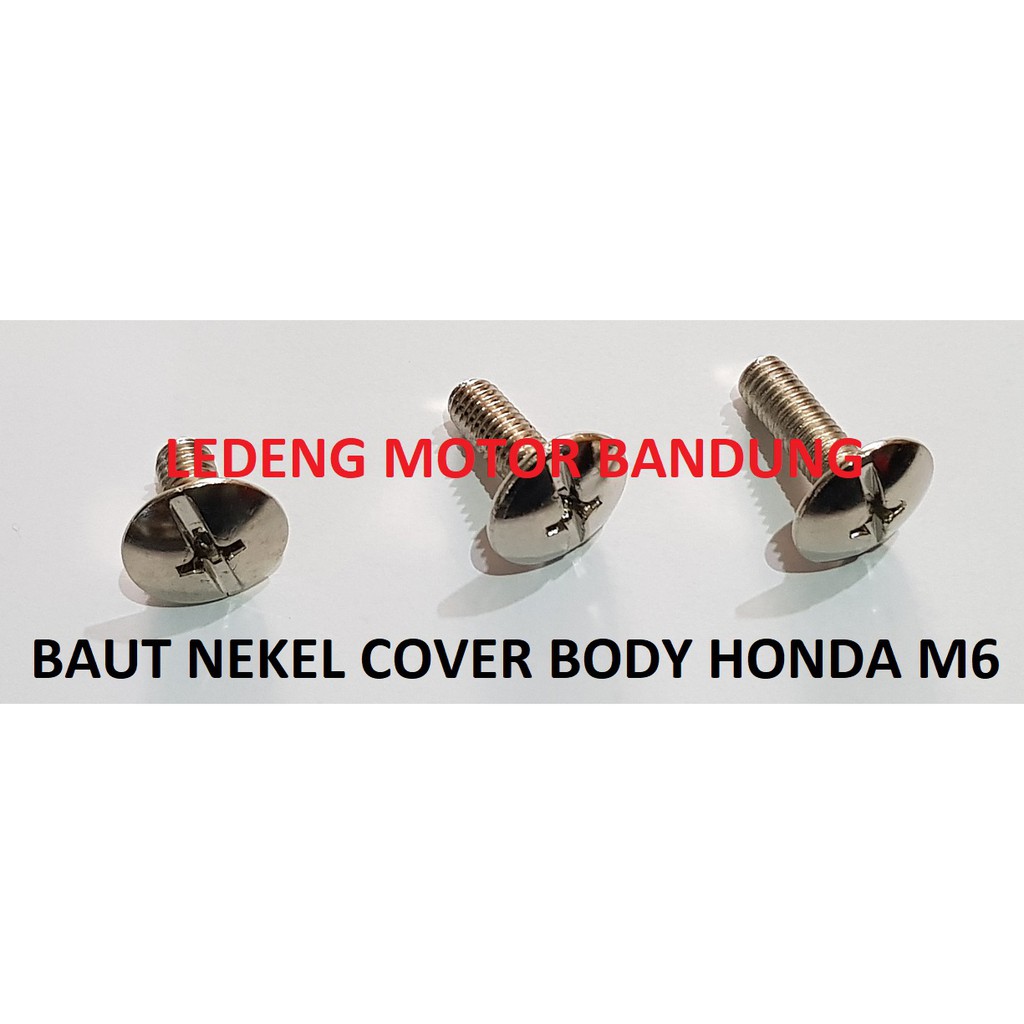 Baut Nekel Cover Body Honda Bodi Crome M6