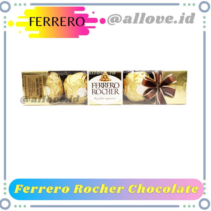 

Ferrero Rocher Chocolate Isi 5 Pcs