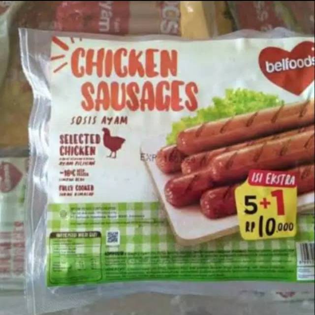 

Favorite Belfoods sosis ayam SP 200 gr isi 6