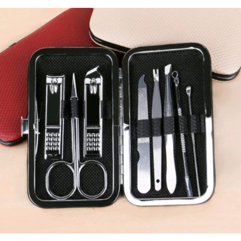 Gunting Kuku Alat set kuku meni pedi isi 8 pcs