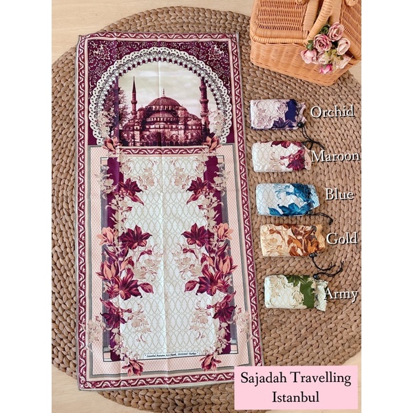 Sajadah Traveling Free Pouch Praktis