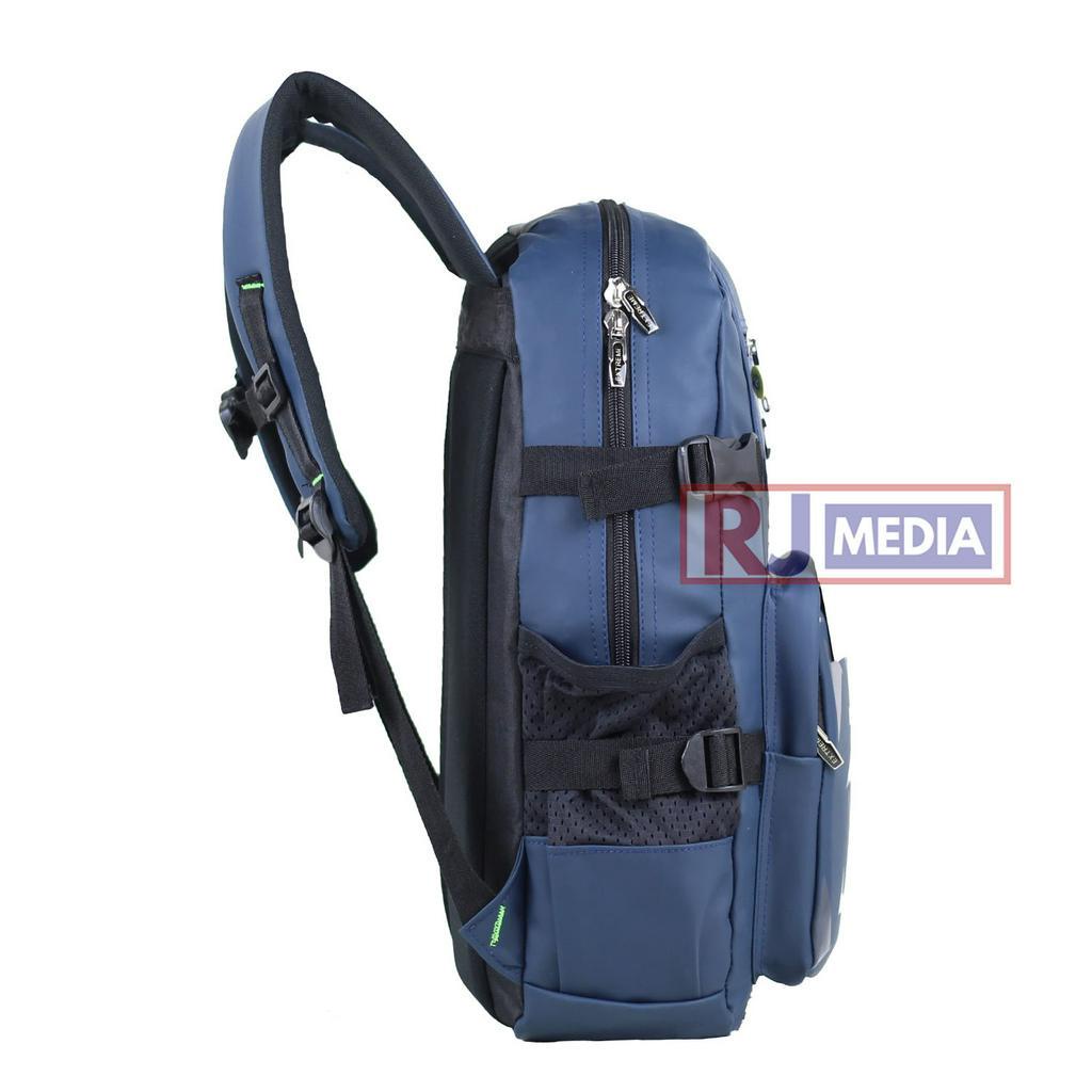 Tas Sekolah Pria Gendong Extreme Waterproof Navy Ransel Punggung Tebal Bisa Cod Bonus Raincover Bagus Unisex Ransel Kerja Muat Laptop