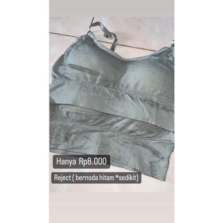 TF Bra Wanita Baju Dalam Wanita BH Sport Crop Top Olahraga Katun Lembut Tali Bisa Adjust BRA25