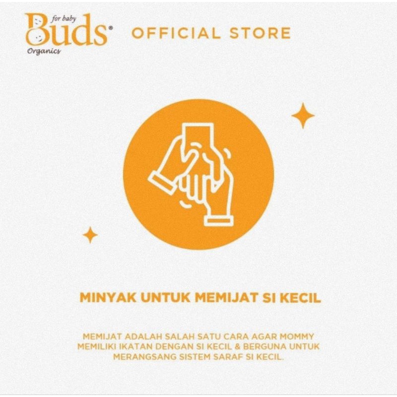 Buds Organics Infant Massage Oil 100 ml - Minyak Pijat &amp; Gosok Bayi