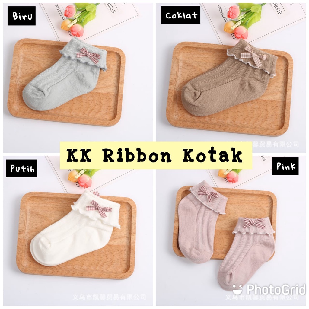 Kaos Kaki Anak Polkadot / Kaos Kaki Renda Bayi Anak / Kaos Kaki Pendek Anak / Kaos Kaki Pita Anak / Kaos Kaki Renda Bayi Perempuan Baby Girl Socks Kaos Kaki Newborn Kaos Kaki Bayi Baru Lahir