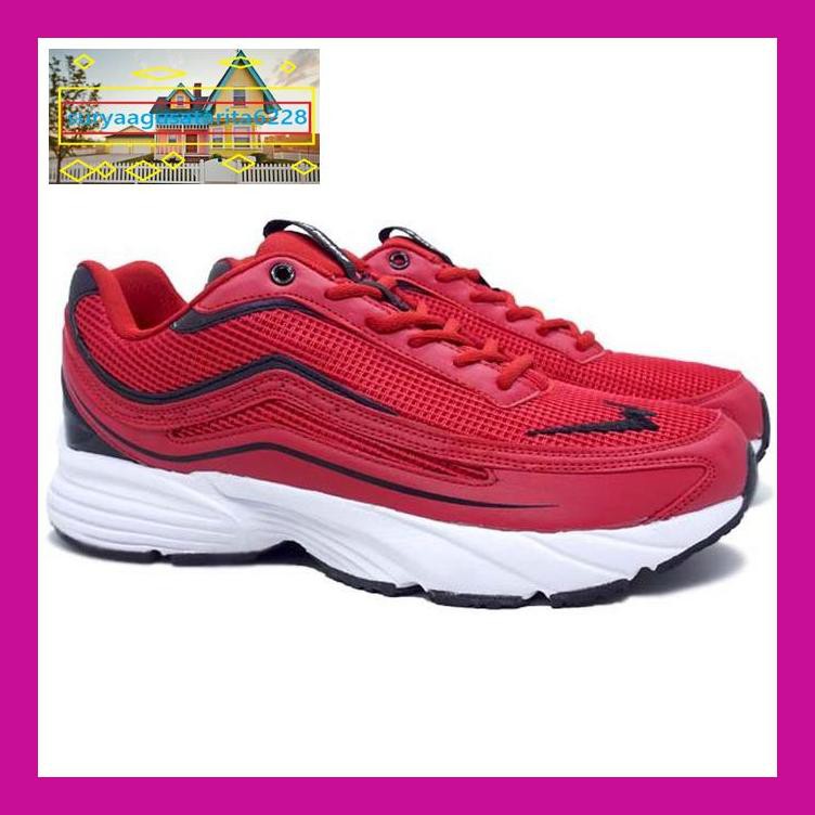 E5Wf57R- Sepatu Olahraga Lari Pria Eagle Dynamic Running Shoes For Men - Biru Putih, 38 Tr7Rhf6-