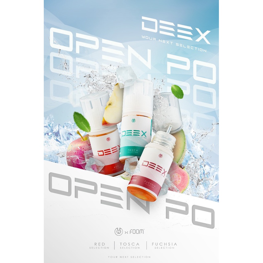 [NEW!!!] DEEX SALT NIC LIQUID 30ML - 100% AUTHENTIC