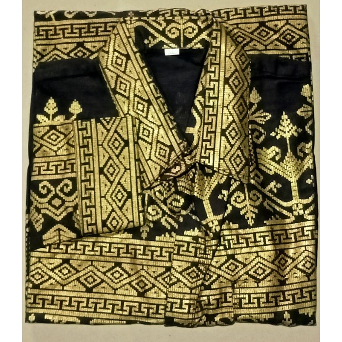 Kebaya Batik Couple Naira Brokat Tille Sarimbit Modern Kemeja Pria Lengan Panjang Size M,L,XL KEBAYA MODERN Kebaya wisuda kebaya lamaran tunangan-1