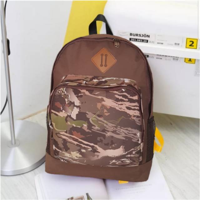 Ransel Pria Mode Backpack Laptop 14 Inci Tas Punggung Travel Bisnis Pria Tas Sekolah Nilon Tahan Air untuk Ransel Anak Laki-laki Baru