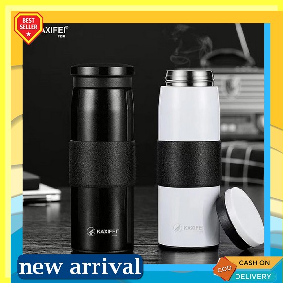 Termos Botol Anti Karat Tempat Minum Anti Pecah Bpa Free Portable Tahan Lama Z6R4 Anti Tumpah Retro 