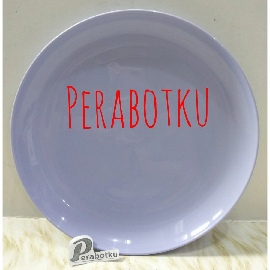 Piring Bulat L Ungu PR-204-10 Hoyaplast/Piring Makan Plastik/Piring Saji Warna