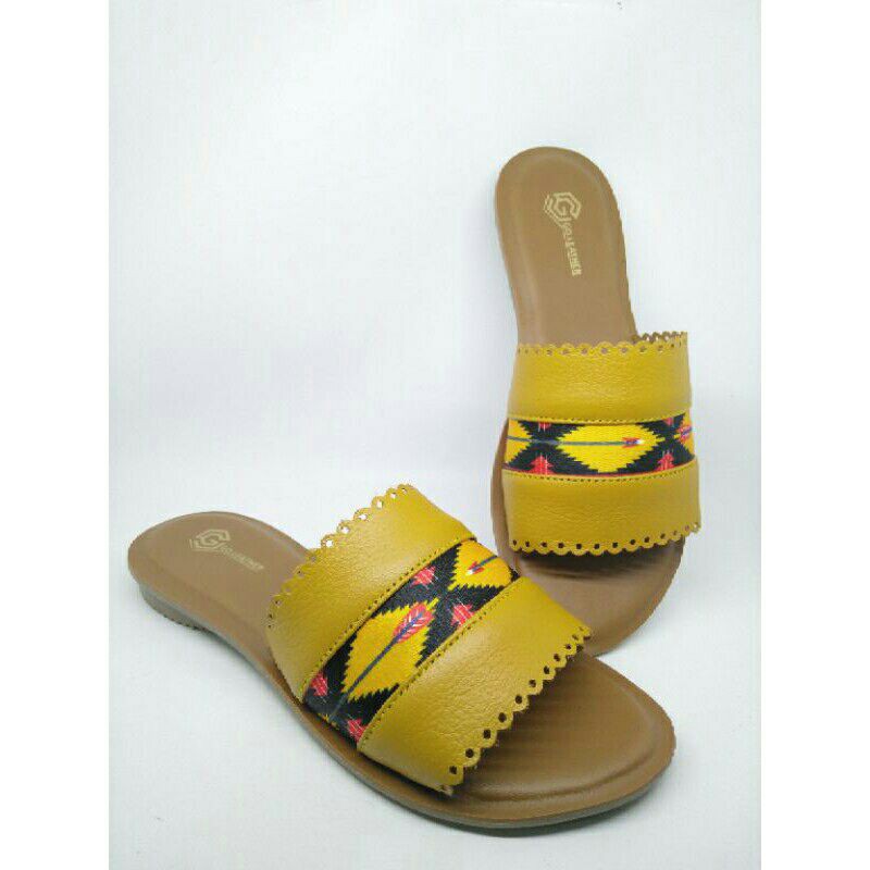 Sandal Kulit Garut - Sandal Kulit Wanita - Sandal Papirut Garut