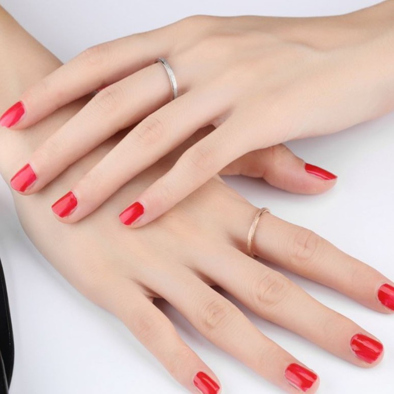 Cincin Titanium Mini Korea Wanita simple elegant fashion CK041 cocok