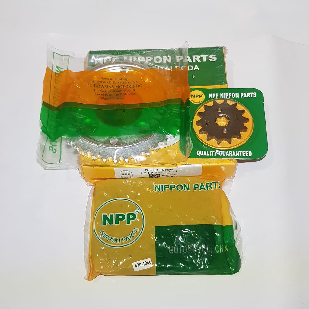 GEAR SET RANTAI GIR REVO FIT FI / BLADE 125 FI NPP