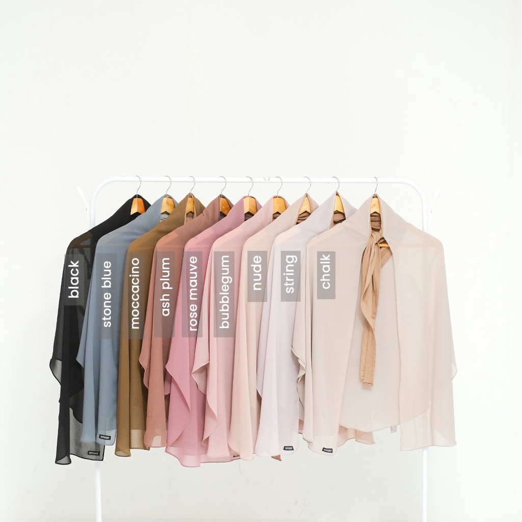 SADIYA INSTANT | New Version Pashmina Bahan Cheruty Babdyoll Oval Menutup Punggung by Yeppushop-1