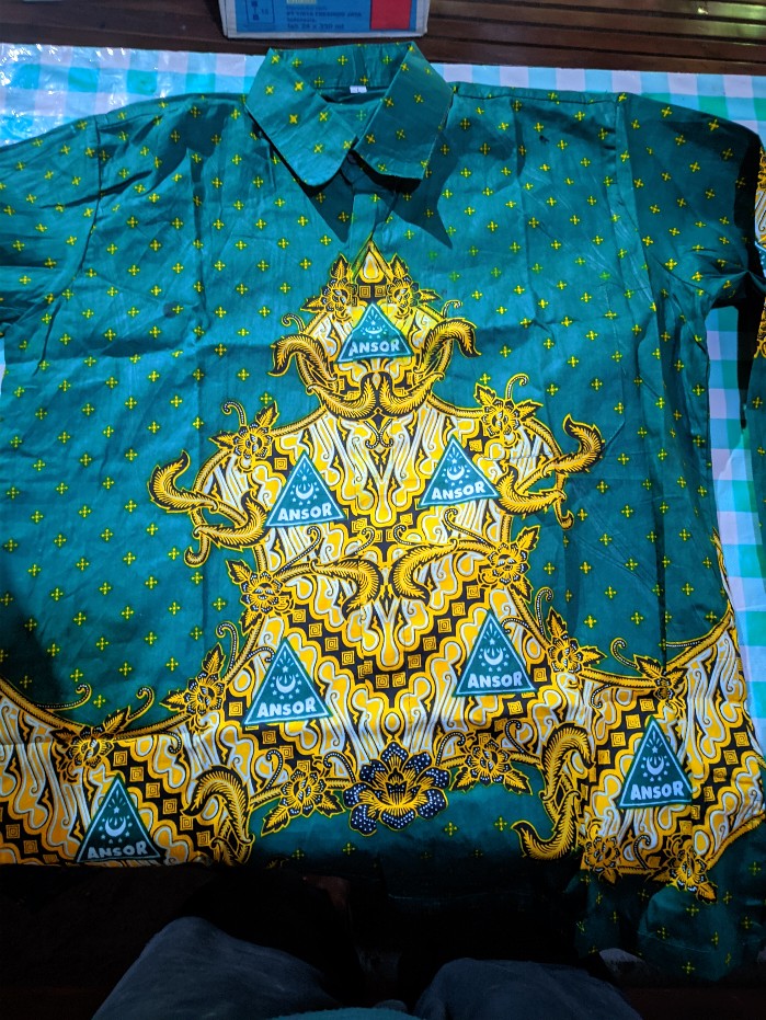 Kemeja Batik Ansor Motif Wayangan