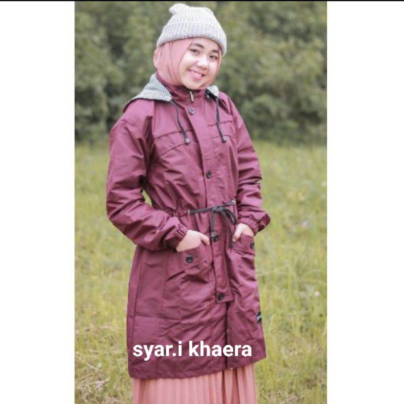 GRADE B jaket parka syar i hijab muslimah GRADE B