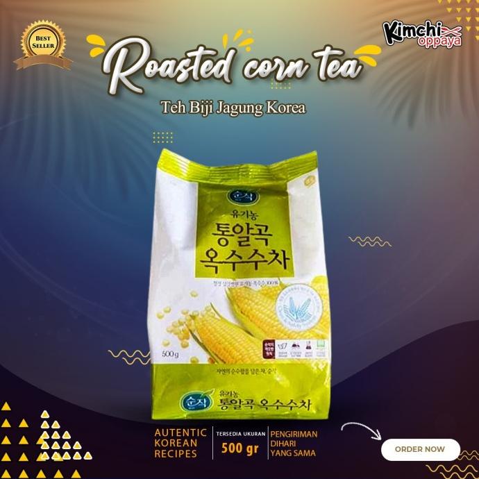 

[ COD ] Korean Roasted Corn Tea Teh Biji Jagung Korea 500g - Oksusu Ca Korea TERBARU Kode 210