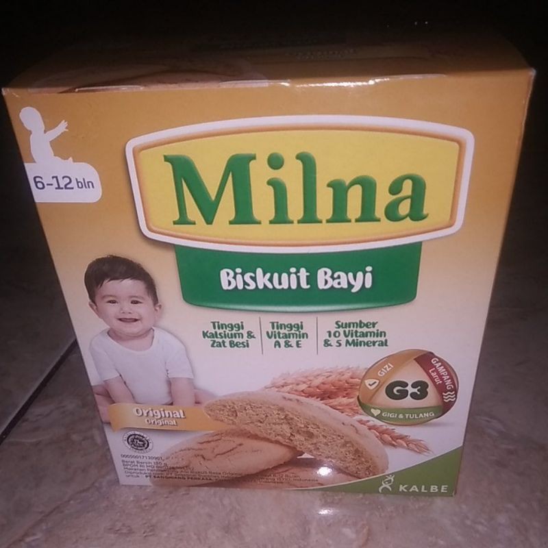 Milna biskuit bayi rasa original 6+