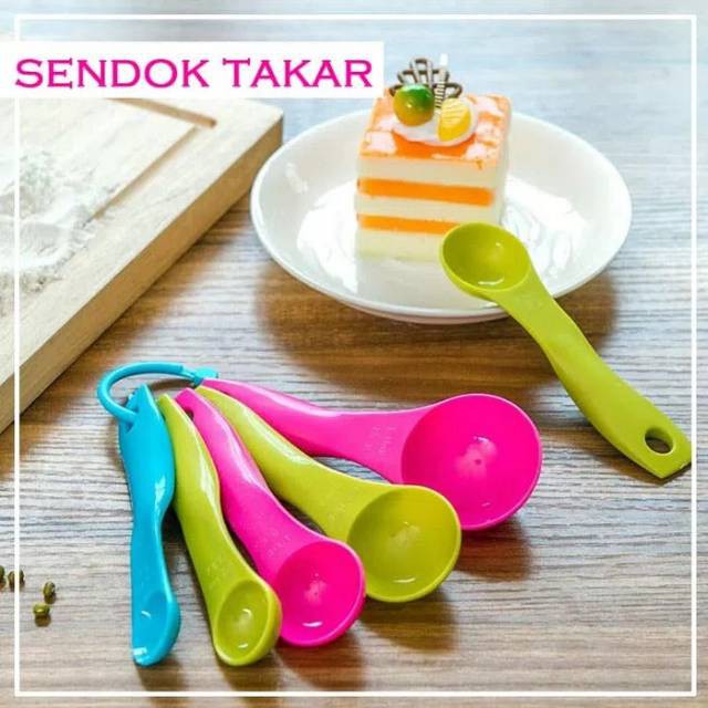 Sendok Takar Set 5 in 1 Warna Warni