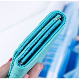 DOMPET WANITA PANJANG HARLEY WA010G3 IMPORT BIRU TOSCA 