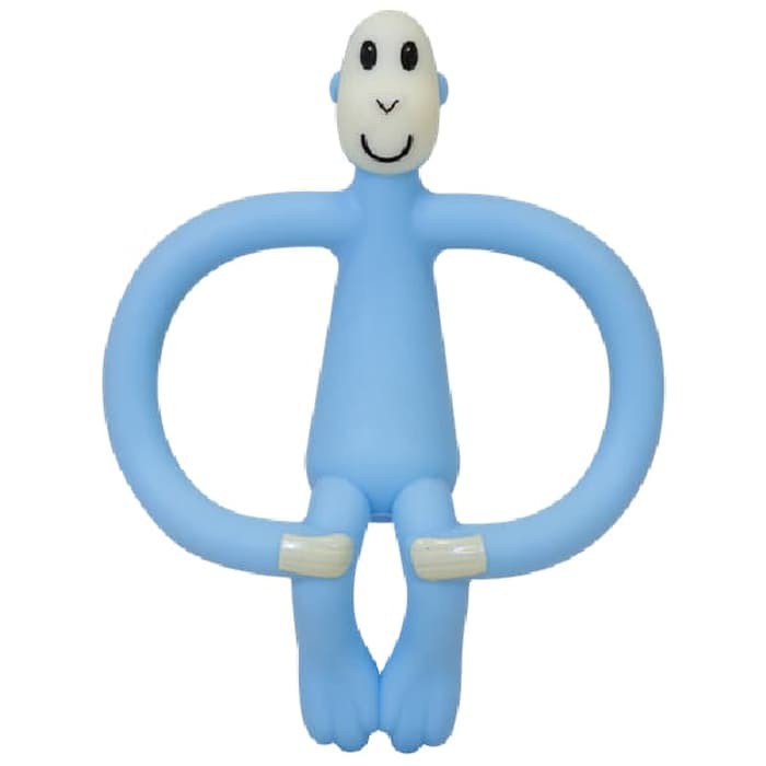 Matchstick Monkey Teether LIGHT BLUE