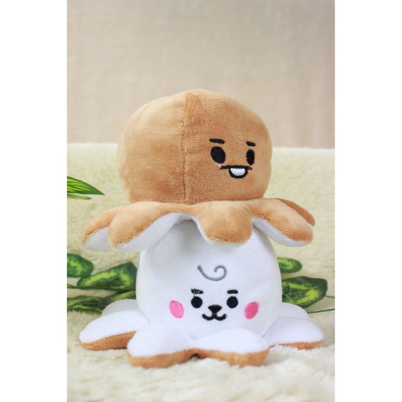 Boneka Gurita Karakterlucu Reversible 2 Face series2/boneka gurita terbaru/boneka lucu